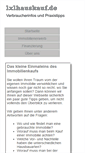 Mobile Screenshot of 1x1hauskauf.de