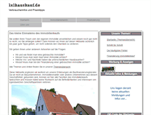 Tablet Screenshot of 1x1hauskauf.de